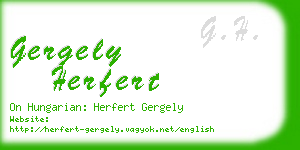 gergely herfert business card